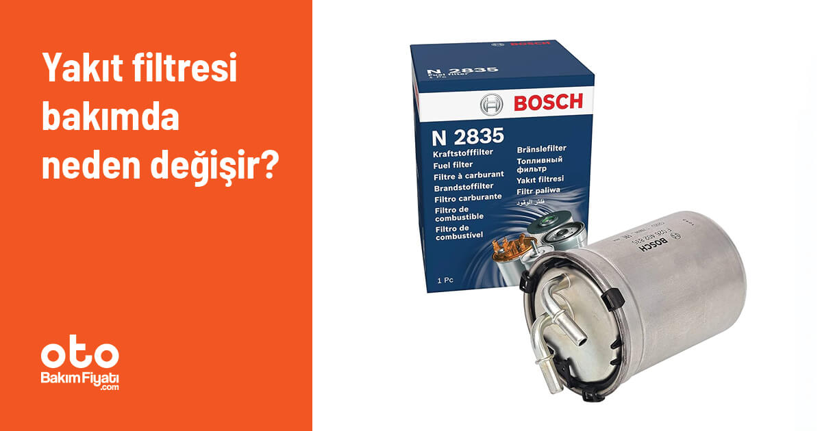 Yakıt Filtresi Bakımda Neden Değişir?