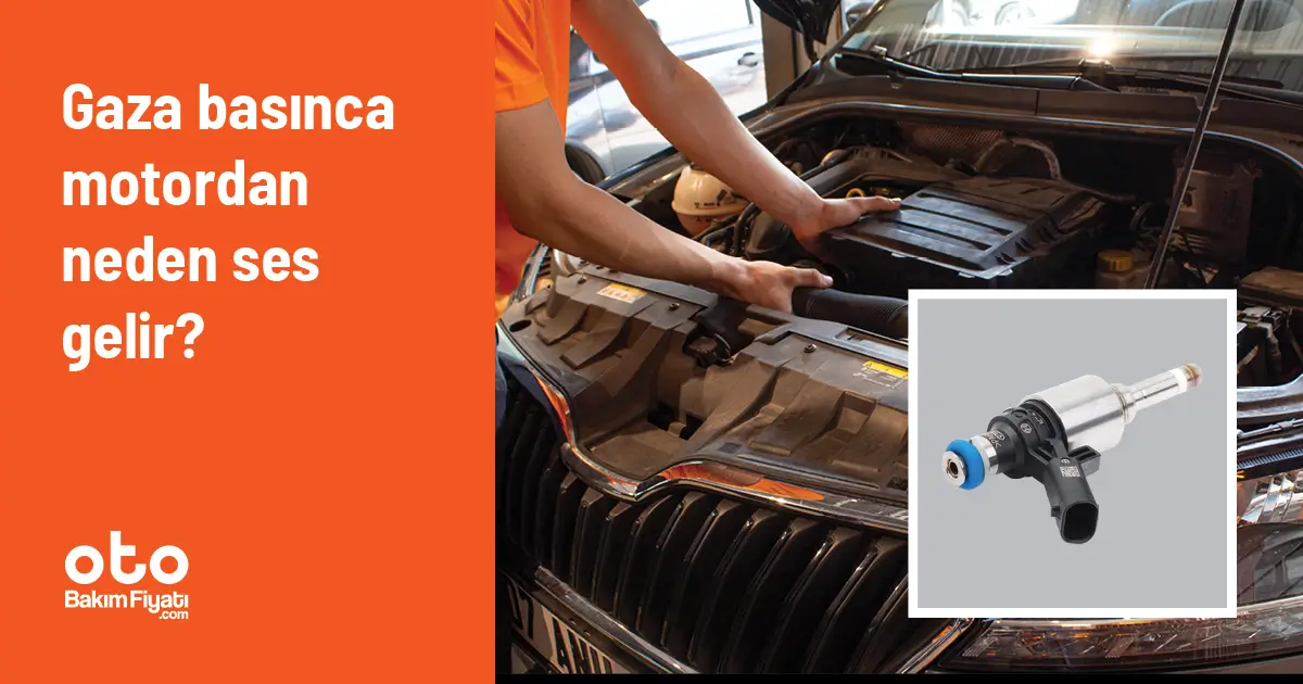 Gaza basınca motordan neden ses gelir?