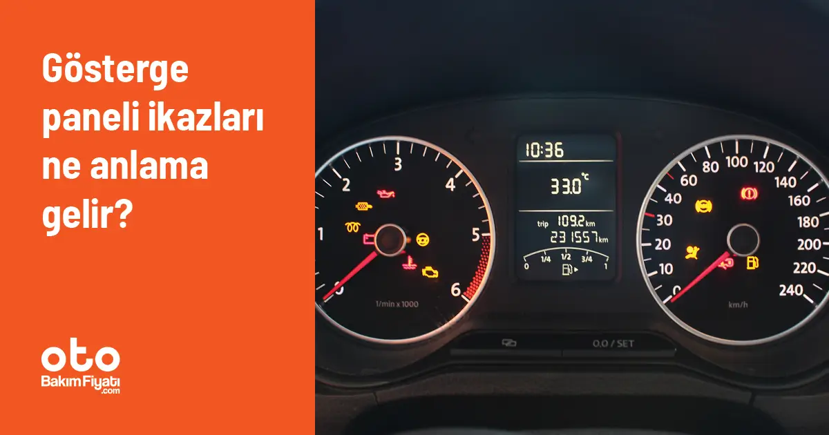 Gösterge paneli ikazları ne anlama gelir?