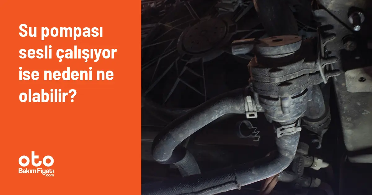 Su pompası sesli çalışıyor ise nedeni ne olabilir?