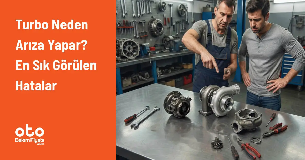 Turbo neden arıza yapar? En sık görülen hatalar