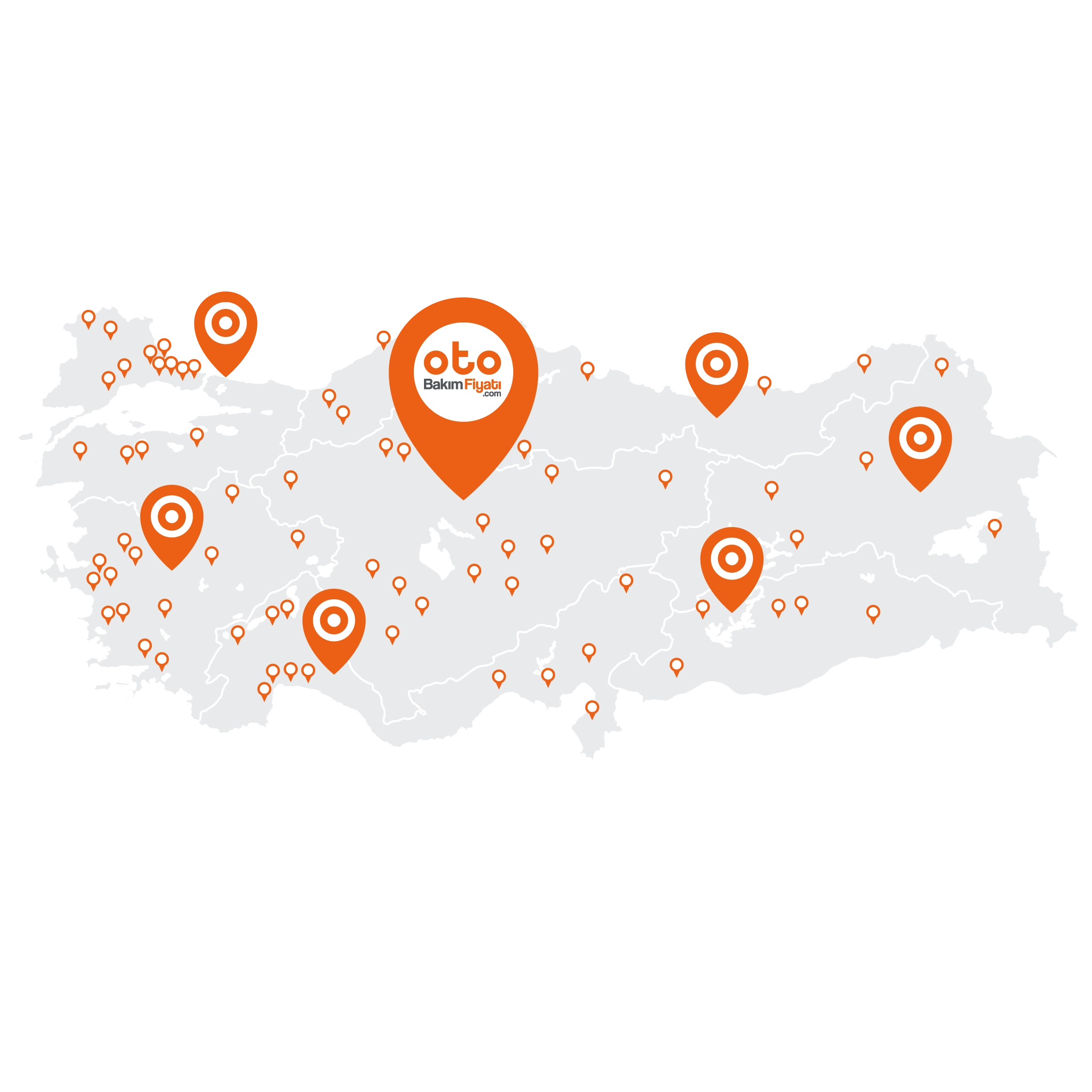 Türkiye’nin 7 bölgesinde 70 seçilmiş servis noktası